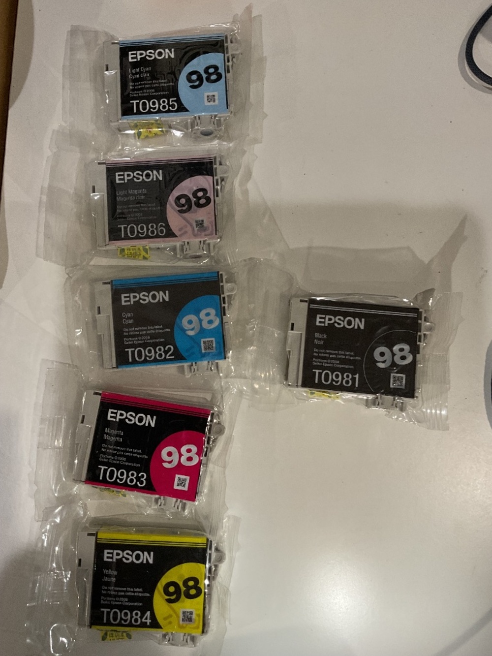 EPSON 98 Claria Hi-Definition Ink High Capacity Black & Color Combo Pack